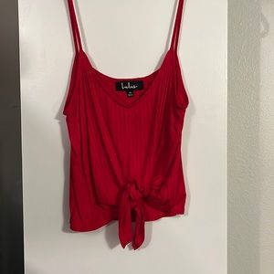 Red Lulus tank top. Size M